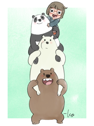 The Bears of We Bare Bears (and Chloe)